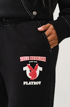 TRUE RELIGION X PLAYBOY BOYFRIEND JOGGER, image 5