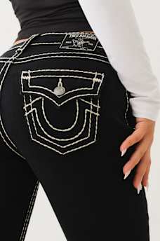 JOEY SUPER T LOW RISE FLARE JEAN, image 1