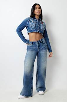 TRUE RELIGION X PLAYBOY BOBBI BIG T BAGGY JEAN, image 5
