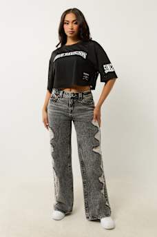 MESH BOXY JERSEY TEE, image 2