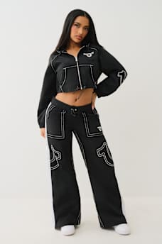 HORSESHOE BIG T NYLON TRACK PANT, image 2