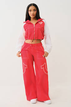 HORSESHOE BIG T NYLON TRACK PANT, image 2