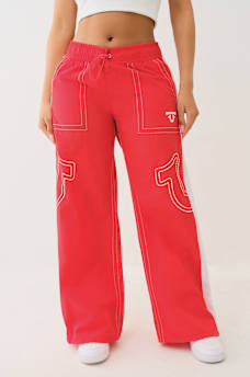 HORSESHOE BIG T NYLON TRACK PANT, image 1