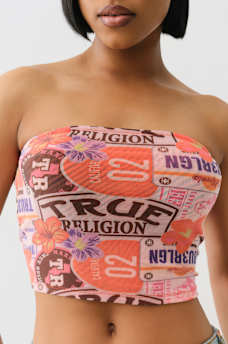TROPICAL MESH TUBE TOP, image 1
