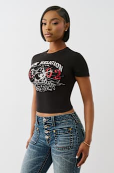 CRYSTAL OG WORLD TOUR BUDDHA BABY TEE, image 4