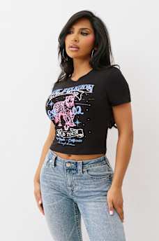 CRYSTAL LEOPARD BABY TEE, image 4