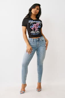 CRYSTAL LEOPARD BABY TEE, image 5