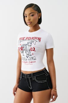 CRYSTAL LEOPARD BABY TEE, image 4