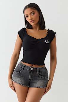 LETTUCE EDGE OFF-THE-SHOULDER TOP, image 2