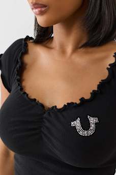 LETTUCE EDGE OFF-THE-SHOULDER TOP, image 4