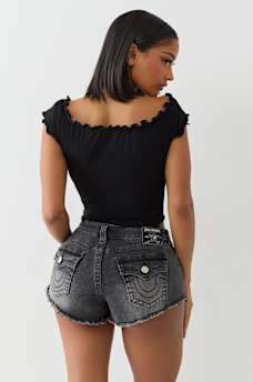 LETTUCE EDGE OFF-THE-SHOULDER TOP, image 5