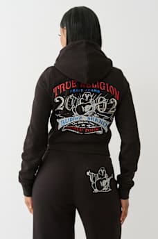 LUREX EMBROIDERED WORLD TOUR ZIP HOODIE, image 6