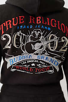 LUREX EMBROIDERED WORLD TOUR ZIP HOODIE, image 1