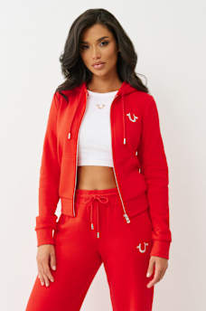 LUREX EMBROIDERED WORLD TOUR ZIP HOODIE, image 2