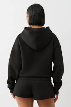 LOGO APPLIQUE BOYFRIEND HOODIE, image 6