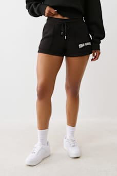 LOGO APPLIQUE SWEAT SHORT, image 2