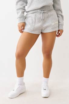 LOGO APPLIQUE SWEAT SHORT, image 2