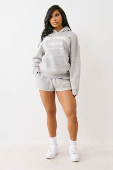 LOGO APPLIQUE SWEAT SHORT, image 3