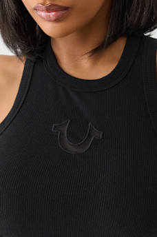 MESH HORSESHOE TANK TOP, image 2