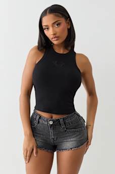MESH HORSESHOE TANK TOP, image 3