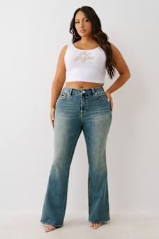 PLUS BECCA MID RISE BOOTCUT JEAN, image 2