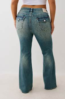 PLUS BECCA MID RISE BOOTCUT JEAN, image 4