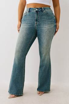 PLUS BECCA MID RISE BOOTCUT JEAN, image 1
