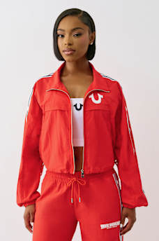 SHRUNKEN NYLON TRACK JACKET, image 3