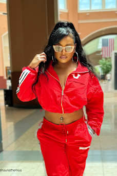 SHRUNKEN NYLON TRACK JACKET, image 1