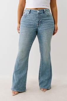 PLUS BECCA ‘I LOVE TRUE RELIGION’ MID RISE BOOTCUT JEAN, image 2
