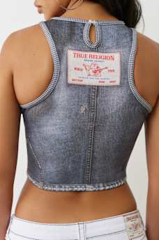 INDIGO TERRY INDIGO TANK, image 6