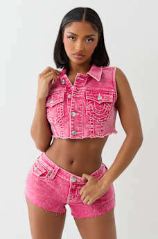 CROPPED BIG T VEST, image 2