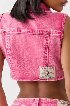 CROPPED BIG T VEST, image 7