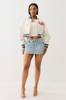 SADIE FRAYED MINI SKIRT, image 2