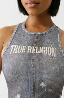 DISTRESSED TERRY DRESS, image 6