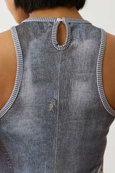 DISTRESSED TERRY DRESS, image 7