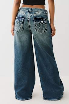 JESSIE WINGED BIG T BAGGY JEAN, image 5