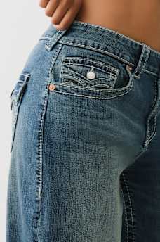 JESSIE WINGED BIG T BAGGY JEAN, image 6