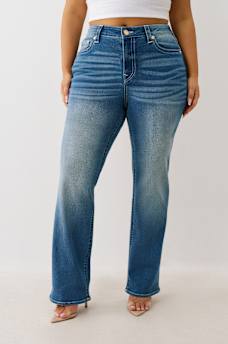PLUS BILLIE MID RISE BUDDHA POCKET STRAIGHT JEAN, image 2