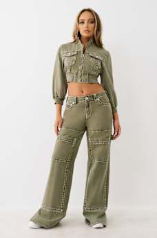 VINTAGE BIG T CROPPED CARPENTER JACKET, image 6