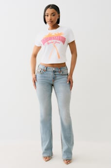 PALM TREE CRYSTAL LOGO BABY TEE, image 3