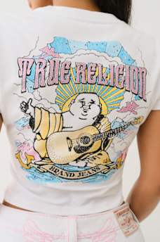 CRYSTAL BUDDHA BABY TEE, image 1