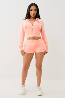VELOUR CRYSTAL LIPS HOT SHORT, image 3