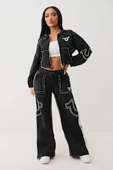 SHRUNKEN BIG T NYLON ZIP HOODIE, image 3