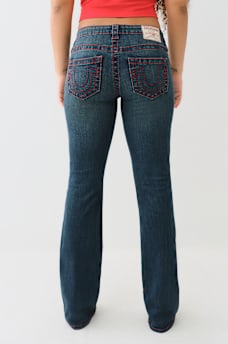 BECCA MID RISE BIG T BOOTCUT JEAN, image 7