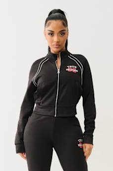 TRUE SPORTY SHRUNKEN TRACK JACKET, image 2