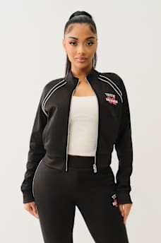 TRUE SPORTY SHRUNKEN TRACK JACKET, image 3