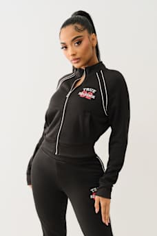 TRUE SPORTY SHRUNKEN TRACK JACKET, image 5