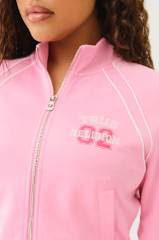 TRUE SPORTY SHRUNKEN TRACK JACKET, image 2