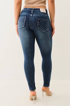 JENNIE INDGIO TERRY MID RISE CURVY SKINNY JEAN, image 4